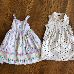 2 Marmellata & Baby Gap little girl cotton dresses